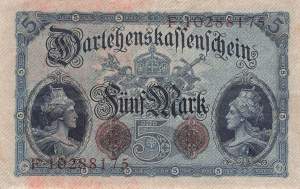 5 Mark 1914 ro.48c Serie F